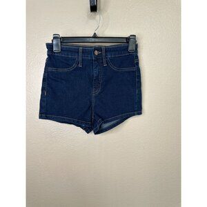 Wild Fable Womens Denim Shorts 4 high rise button‎ zipper cotton mini pockets